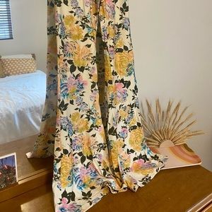 Free People “The Janis Printed Bells” Flare Pant NWT